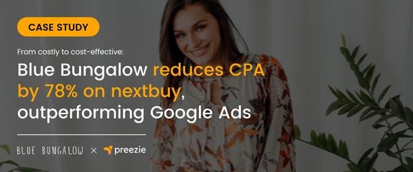 nextbuy vs. Google Ads Triumph Lingerie sees 42% boost in CR & 63% lower CPA
